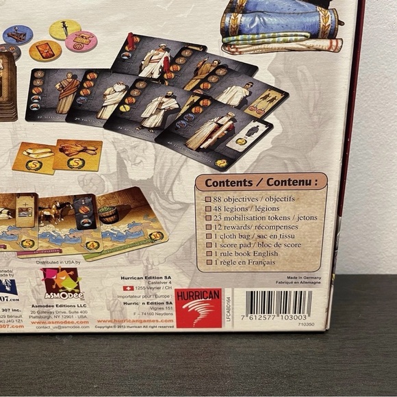 Rise of Augustus Board Game - Hurrican 2013 Paolo Mori Vincent Dutrait Complete - Picture 3 of 11